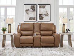 Furniture City Laplace - Ashley Furniture - DeepWakes Power Reclining Loveseat with Console - PWR REC Loveseat/CON/ADJ HDRST - PCU6260618