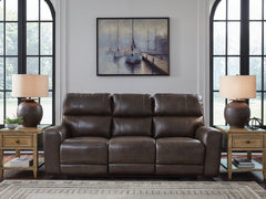 Furniture City Laplace - Ashley Furniture - Crossplex Power Reclining Sofa - PWR REC Sofa with ADJ Headrest - PCU6450615