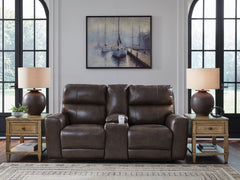 Furniture City Laplace - Ashley Furniture - Crossplex Power Reclining Loveseat with Console - PWR REC Loveseat/CON/ADJ HDRST - PCU6450618