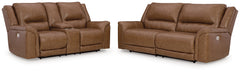 Trasimeno Power Reclining Sofa and Loveseat
