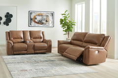 Furniture City Laplace - Ashley Furniture - Trasimeno Power Reclining Sofa and Loveseat - Power Reclining Sofa and Loveseat - U82815U1