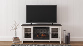 Furniture City Laplace - Ashley Furniture - Dorrinson 60" TV Stand with Electric Fireplace - 60" TV Stand with Electric Fireplace - W287W3