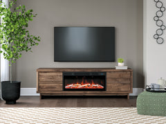 Furniture City Laplace - Ashley Furniture - Zadilyn 72" TV Stand with Electric Fireplace - 72" TV Stand with Electric Fireplace - W3367W1