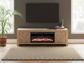 Furniture City Laplace - Ashley Furniture - Cayboni 71" TV Stand with Electric Fireplace - 71" TV Stand with Electric Fireplace - W3787W1