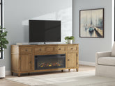 Furniture City Laplace - Ashley Furniture - Sharlance 81" TV Stand with Electric Fireplace - 81" TV Stand with Electric Fireplace - W655W1