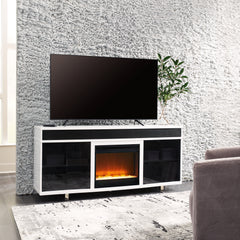 Furniture City Laplace - Ashley Furniture - Gardoni 72" TV Stand with Electric Fireplace - 72" TV Stand with Electric Fireplace - W756W1