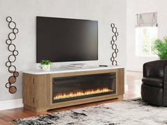 Furniture City Laplace - Ashley Furniture - Camdill 80" TV Stand with Electric Fireplace - 80" TV Stand with Electric Fireplace - W808W1
