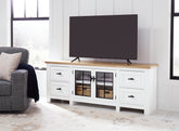 Furniture City Laplace - Ashley Furniture - Ashbryn 74" TV Stand - 74" - W844-68
