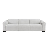 McPherson - Power Double Reclining Sofa With Power Headrests, Charging Ports - Cloud