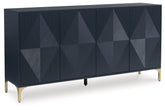Loirwick - Accent Cabinet - Dark Blue