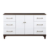Niles - Dresser - White / Cherry