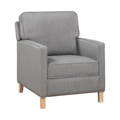 Hampstead - Push Back Reclining Chair - Gray