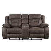 Madrona Hill - Double Reclining Loveseat With Center Console