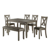 Holders - 6 Piece Dinette Set - Gray