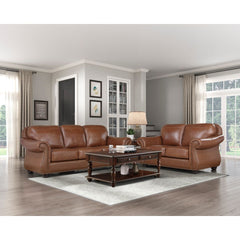 Attleboro - Loveseat - Camel Brown