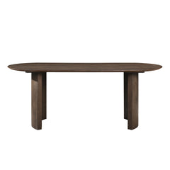 Kody - Oval Dining Table - Dark Walnut