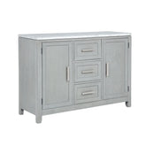 Fiona - Marble Top Dining Buffet / Server - Mist Gray