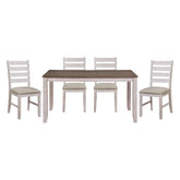 Ithaca - 5 Piece Dining Room Set (Table & 4 Side Chairs) - Brown