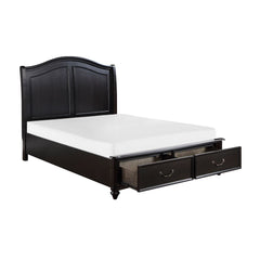 Herman - Platform Bed With Storage Footboard