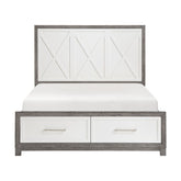 Rowan - Platform Bed With Storage Footboard