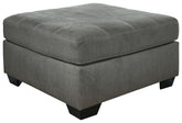 Pitkin - Oversized Accent Ottoman - Slate