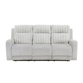 Benton - Double Reclining Sofa - Light Gray