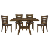 Darla - 5 Piece Dining Room Set (Table & 4 Side Chairs) - Brown