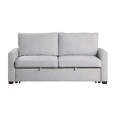 Price - Convertible Studio Sofa With Pull-Out Bed - Gray