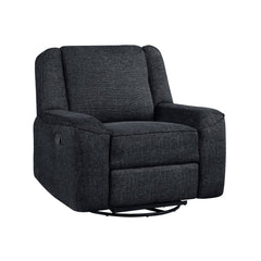 Monterey - Swivel Reclining Chair - Ebony