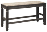Tyler Creek - DBL Counter UPH Bench - Antique Black