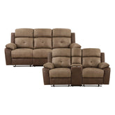 Glendale - Sofa & Loveseat - Brown