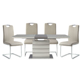 Glissand - 5 Piece Set (Table & 4 Side Chairs) - White