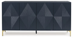 Loirwick - Accent Cabinet - Dark Blue
