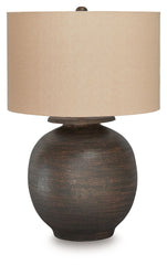 Carlenbury - Metal Table Lamp - Antique Brown