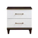 Niles - Nightstand - White / Cherry
