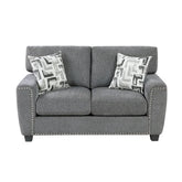 Isabel - Loveseat - Dark Gray