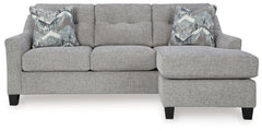 Keenelynn - Sofa Chaise - Nickel