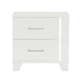 Kerren - Nightstand WIth LED Lighting - White