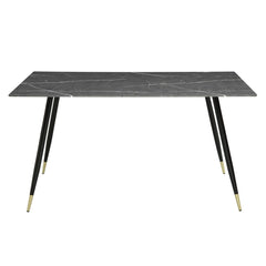 Clemente - Dining Table - Black / Dark Gray