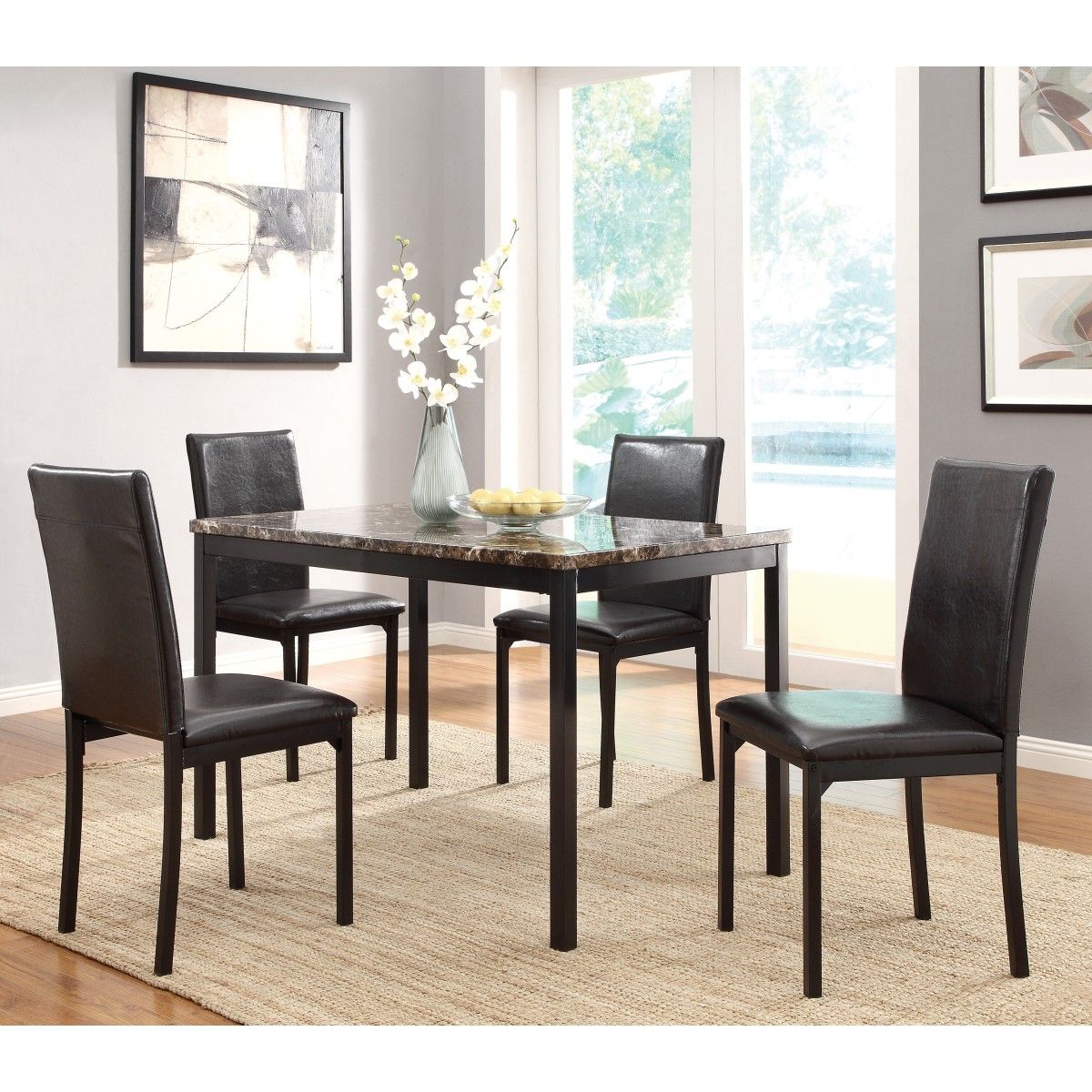 Tempe - Dining Table, Faux Marble Top