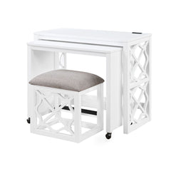 Salina - 3 Piece Pack Desks With Stool Set