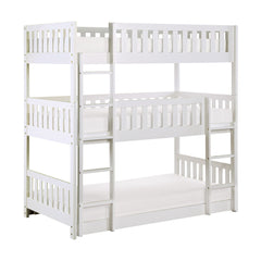 Galen - Triple Bunk Bed - White