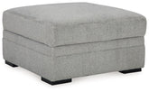 Casselbury - Ottoman With Storage - Cement
