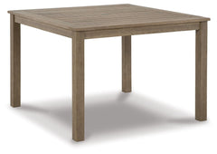 Aria Plains - Square Dining Table W/Umb Opt - Brown