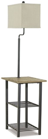 Shianne - Metal Tray Lamp - Black