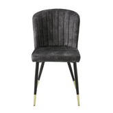Clemente - Side Chair (Set of 2) - Charcoal