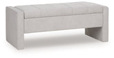 Akselman - Storage Bench - Gray