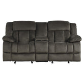 Laurelton - Double Glider Reclining Loveseat With Center Console