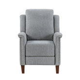 Lansing - Push Back Reclining Chair - Gray