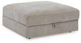 Aslan Court - Ottoman With Storage - Pebble